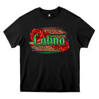 Black latina with serape and roses Heavy Core Tee - Jasminsmagicworld