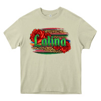 Mossy latina with serape and roses Heavy Core Tee - Jasminsmagicworld