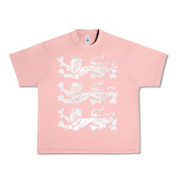 Salmon Retro Three England Lions Vintage Souvenir Urban Heavy Tee - trangStudio