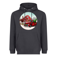 Smoke Christmas farm Christmas Heavyweight Hoodie - BarkalooDesign