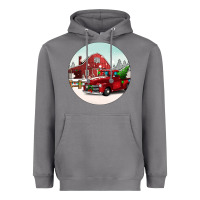 Storm Christmas farm Christmas Heavyweight Hoodie - BarkalooDesign