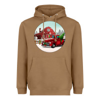 Toasted Coconut Christmas farm Christmas Heavyweight Hoodie - BarkalooDesign