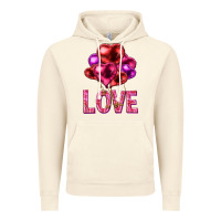 Vintage Artic Love heart balloons Valentine's Day Vintage Hoodie - HowdyJamesFarm