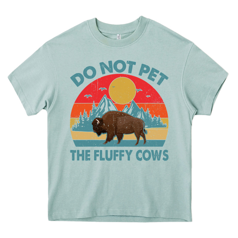 Do Not Pet The Fluffy Cows Vintage Heavy Core Tee by trangStudio | Teevron