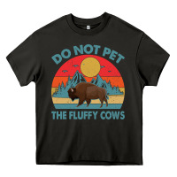 Asphalt Do Not Pet The Fluffy Cows Vintage Heavy Core Tee - trangStudio