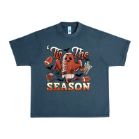 Midnight Navy tis the season football halloween Urban Heavy Tee - CowGirlArtShop