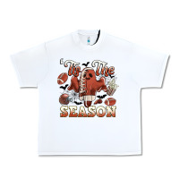 White tis the season football halloween Urban Heavy Tee - CowGirlArtShop