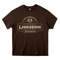 Chocolate Brown Ram Trucks Limited Longhorn Edition 10th Anniversary Heavy Core Tee - trangStudio