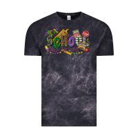 Cloud Black school bus driver mardi gras Vintage Tee - CowGirlArtShop