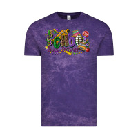 Cloud Purple school bus driver mardi gras Vintage Tee - CowGirlArtShop