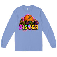 Colony Blue basketball sister Long Sleeve Tee - OliviaCreatesArt
