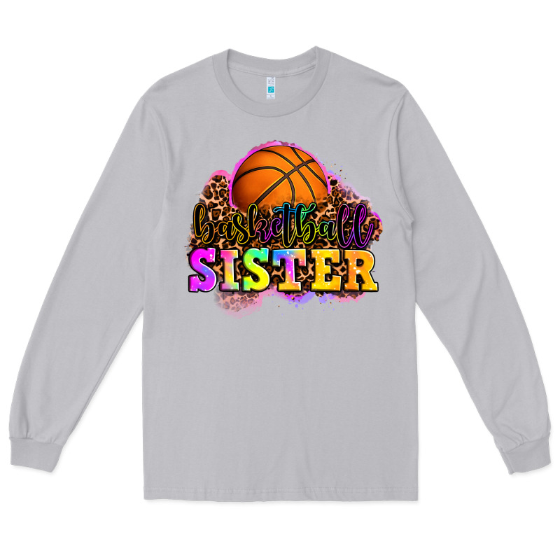 Basketball Sister Long Sleeve Tee by OliviaCreatesArt | Teevron