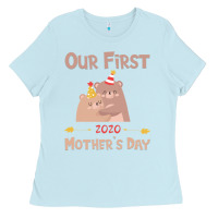 Baby Blue Our First Mother's Day Ladies Tee - Bettercallsaul