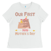 White Our First Mother's Day Ladies Tee - Bettercallsaul