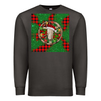 Smoke Christmas bull skull Premium Sweatshirt - BarkalooDesign