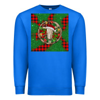 True Royal Christmas bull skull Premium Sweatshirt - BarkalooDesign