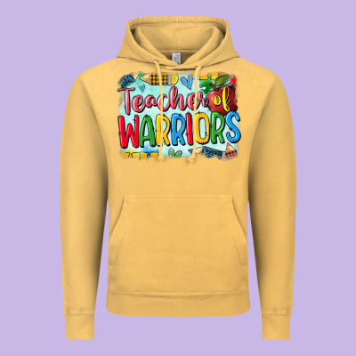 Teacher Of Warriors Vintage Hoodie Designed By Cowgirlartshop