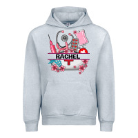 Heather Grey costom name nurse hat and elements Urban Hoodie - AdoDesignShop