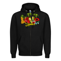 Black love summer Zipper Hoodie - RacoonDesign