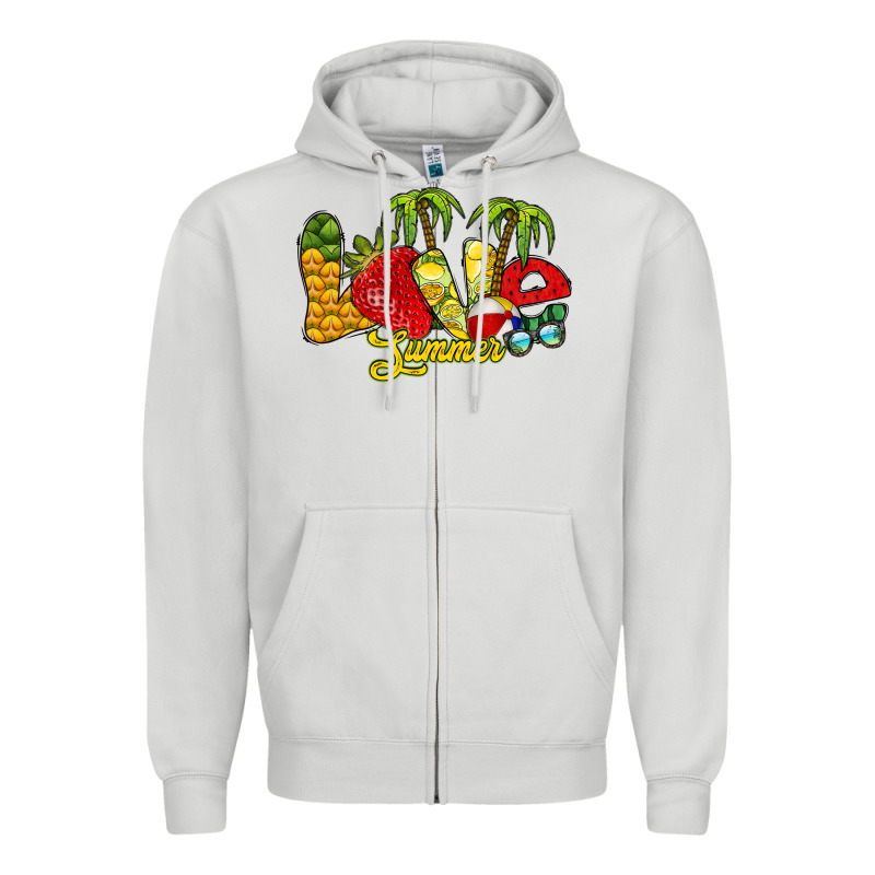 Love Summer Zipper Hoodie by RacoonDesign | Teevron