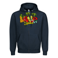 Navy love summer Zipper Hoodie - RacoonDesign