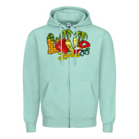 Seafoam love summer Zipper Hoodie - RacoonDesign