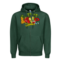 Sports Green love summer Zipper Hoodie - RacoonDesign