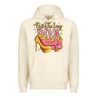 Sandshell birthday diva pink and gold glitter Premium Hoodie - LillyAllenDesigns