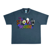 Midnight Navy spooky season Urban Heavy Tee - CowGirlArtShop