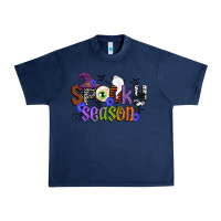 Navy spooky season Urban Heavy Tee - CowGirlArtShop