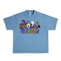 Pebble Blue spooky season Urban Heavy Tee - CowGirlArtShop