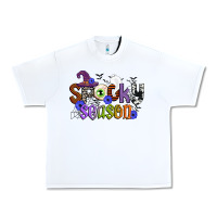 White spooky season Urban Heavy Tee - CowGirlArtShop
