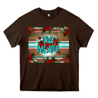 Chocolate Brown viva mexico long live mexico Heavy Core Tee - Jasminsmagicworld