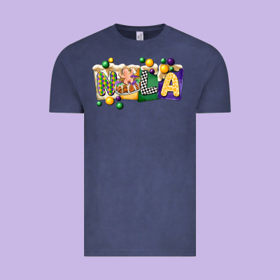 Nola Cake Mardi Gras Vintage Tee Designed By Cowgirlartshop