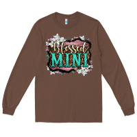 Chestnut blessed mini Long Sleeve Tee - OliviaCreatesArt