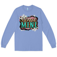 Colony Blue blessed mini Long Sleeve Tee - OliviaCreatesArt
