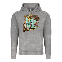 Cloud Rock Love boots hat western Cowboy Vintage Hoodie - HowdyJamesFarm