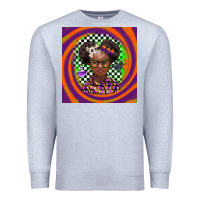 Heather Grey halloween african girl Premium Sweatshirt - BarkalooDesign