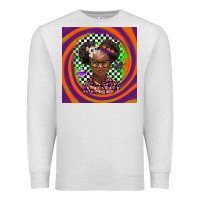 Oatmeal Heather halloween african girl Premium Sweatshirt - BarkalooDesign