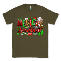 Army Green christmas medical assistant Classic Tee - texasbilliewilder