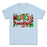Dusty Blue christmas medical assistant Classic Tee - texasbilliewilder