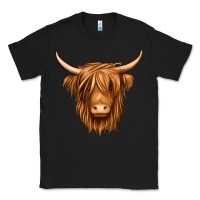 Black long haired cow Classic Tee - Jasminsmagicworld