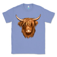 Colony Blue long haired cow Classic Tee - Jasminsmagicworld