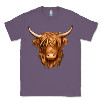 Lavender long haired cow Classic Tee - Jasminsmagicworld