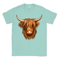 Seafoam long haired cow Classic Tee - Jasminsmagicworld