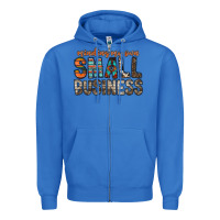 True Royal minding my own small business Zipper Hoodie - RacoonDesign