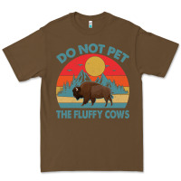 Cacao Do Not Pet The Fluffy Cows Vintage Premium Tee - trangStudio