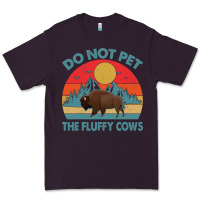 Plum Do Not Pet The Fluffy Cows Vintage Premium Tee - trangStudio