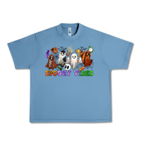 Pebble Blue spooky vibes sports ghosts Urban Heavy Tee - CowGirlArtShop