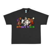 Pigment Black spooky vibes sports ghosts Urban Heavy Tee - CowGirlArtShop
